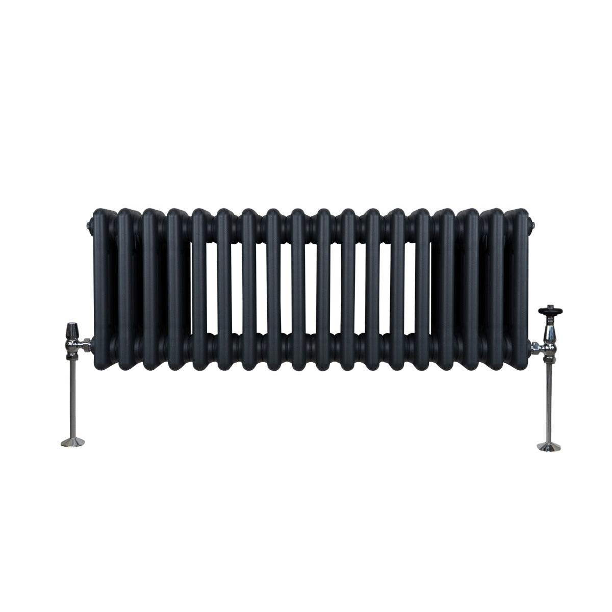 Traditional 3 Column Radiator - 300 x 832mm - Anthracite Grey - Used - Very Good