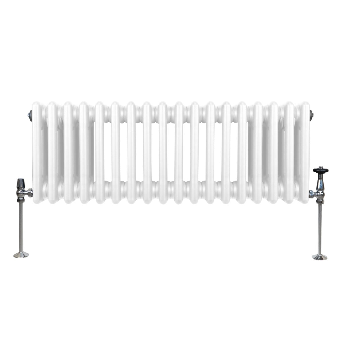 Traditional 3 Column Radiator - 300 x 832mm - White - Used - Acceptable
