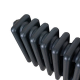 Traditional 3 Column Radiator - 600 x 832mm - Anthracite Grey - Used - Very Good