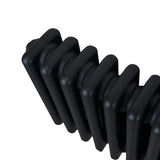 Traditional 3 Column Radiator - 600 x 832mm - Black - Used - Acceptable