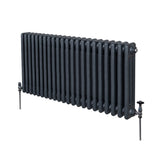 Traditional 3 Column Radiator - 600 x 1012mm - Anthracite Grey - Used - Good