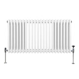 Traditional 3 Column Radiator - 600 x 1012mm - White - Used - Very Good