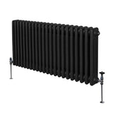 Traditional 3 Column Radiator - 600 x 1012mm - Black - Used - Acceptable