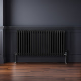 Traditional 3 Column Radiator - 600 x 1012mm - Black - Used - Good