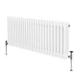 Traditional 3 Column Radiator - 600 x 1192mm - White - Used - Good