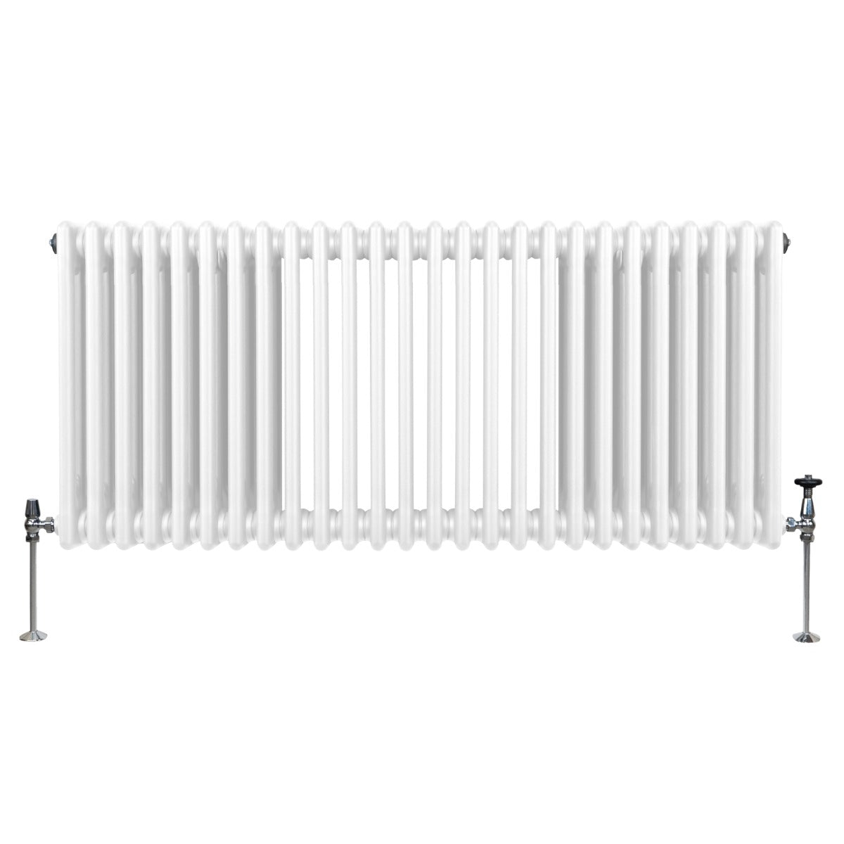 Traditional 3 Column Radiator - 600 x 1192mm - White - Used - Good