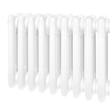 Traditional 3 Column Radiator - 600 x 1192mm - White - Like New