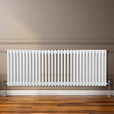 Traditional 3 Column Radiator - 600 x 1462mm - White - Used - Acceptable