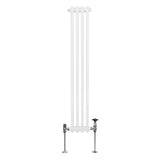 Traditional 3 Column Radiator - 1500 x 202mm - White - Used - Good