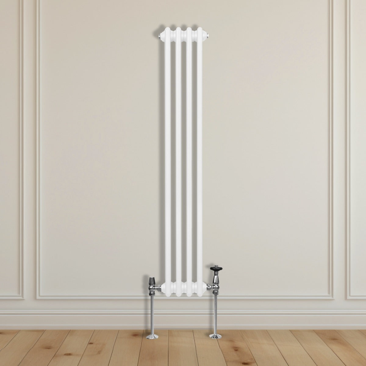 Traditional 3 Column Radiator - 1500 x 202mm - White - Used - Acceptable