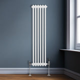 Traditional 3 Column Radiator - 1500 x 292mm - White - Used - Very Good