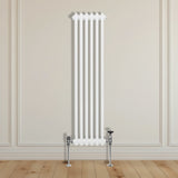 Traditional 3 Column Radiator - 1500 x 292mm - White - Used - Very Good