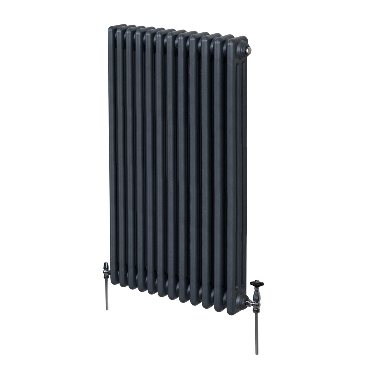 Traditional 3 Column Radiator - 1500 x 562mm - Anthracite Grey - Used - Acceptable