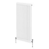 Traditional 3 Column Radiator - 1500 x 562mm - White - Used - Very Good
