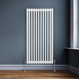 Traditional 3 Column Radiator - 1500 x 562mm - White - Used - Very Good