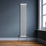 Traditional 3 Column Radiator - 1800 x 292mm - White - Used - Good