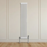 Traditional 3 Column Radiator - 1800 x 292mm - White - Used - Good