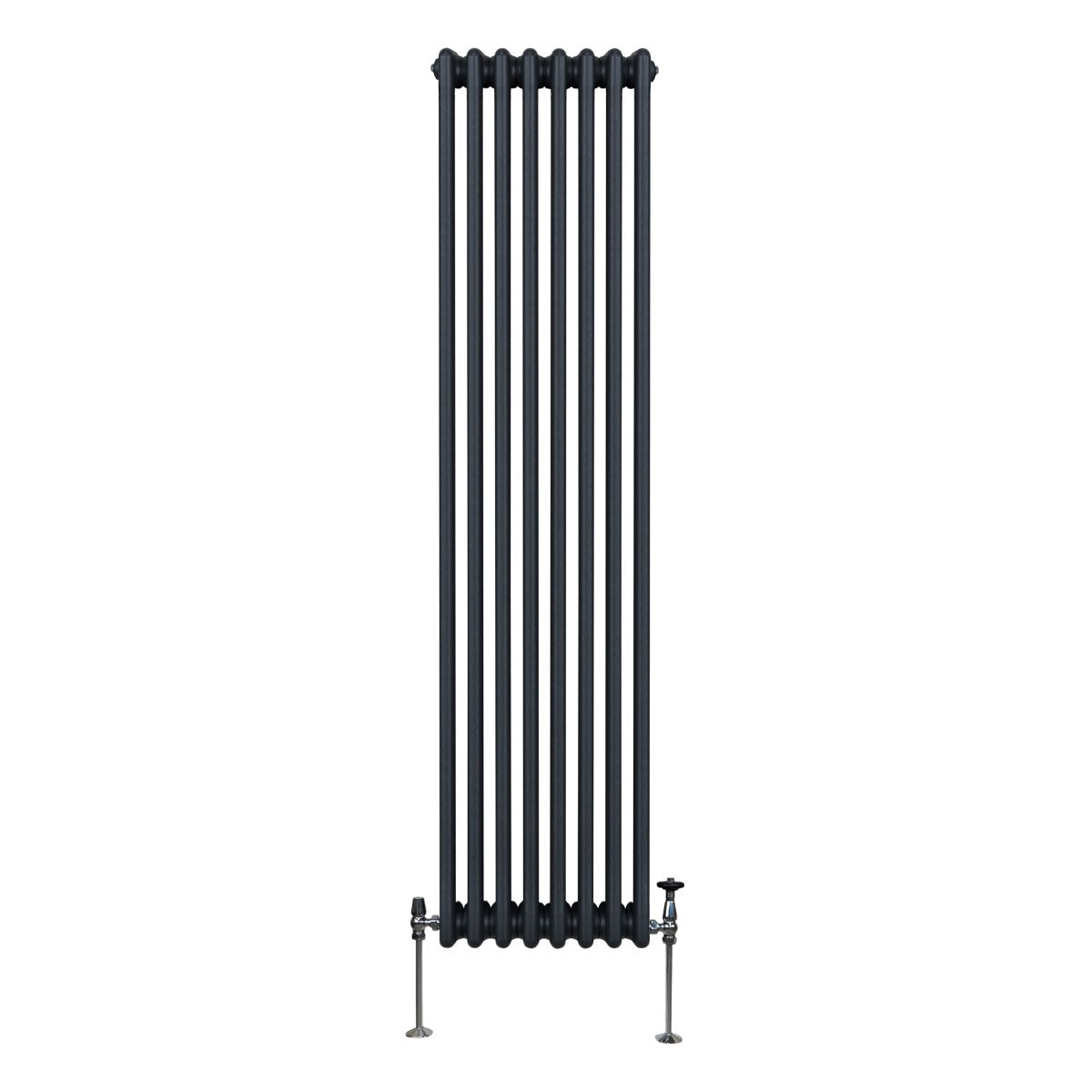 Traditional 3 Column Radiator - 1800 x 382mm - Anthracite Grey - Used - Very Good