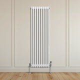Traditional 3 Column Radiator - 1800 x 472mm - White - Used - Good