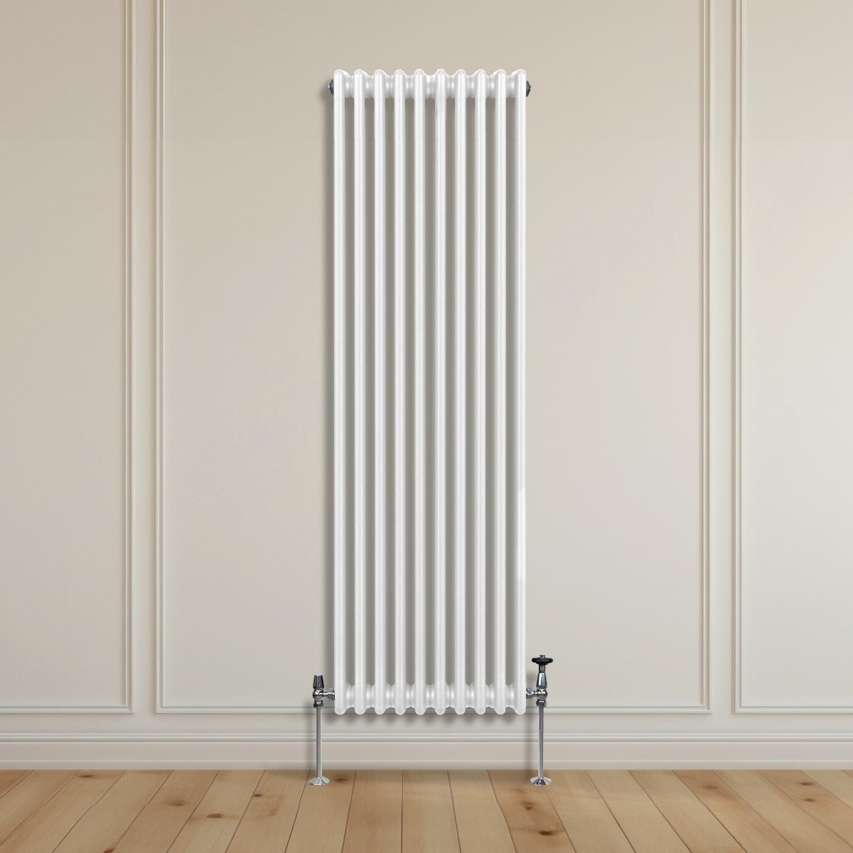 Traditional 3 Column Radiator - 1800 x 472mm - White - Used - Acceptable