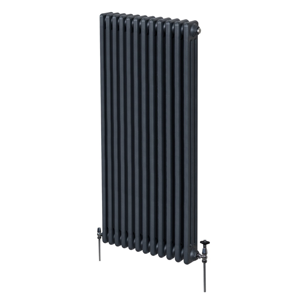 Traditional 3 Column Radiator - 1800 x 562mm - Anthracite Grey - Used - Acceptable