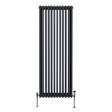 Traditional 3 Column Radiator - 1800 x 562mm - Anthracite Grey - Used - Acceptable