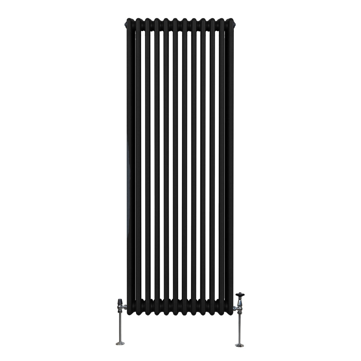 Traditional 3 Column Radiator - 1800 x 562mm - Black - Used - Acceptable