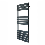Flat Panel Towel Radiator – 1200mm x 450mm – Anthracite Grey - Used - Acceptable