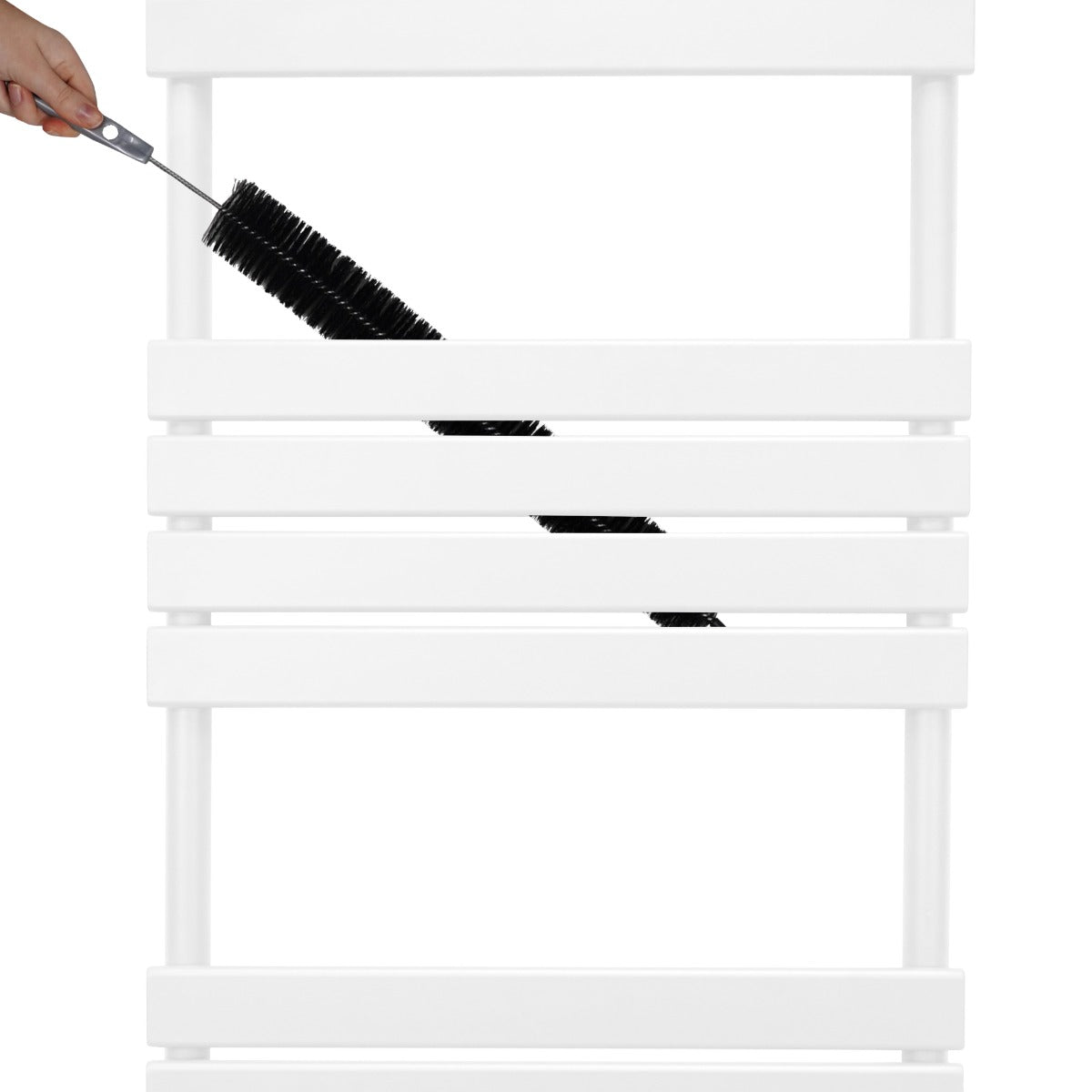Flat Panel Towel Radiator – 1200mm x 450mm – White - Used - Very Good