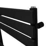Flat Panel Towel Radiator – 1200mm x 500mm – Black - Used - Acceptable