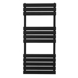 Flat Panel Towel Radiator – 1200mm x 500mm – Black - Used - Acceptable