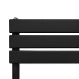 Flat Panel Towel Radiator – 1200mm x 500mm – Black - Used - Acceptable