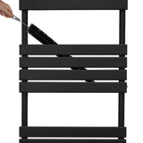Flat Panel Towel Radiator – 1200mm x 500mm – Black - Used - Acceptable