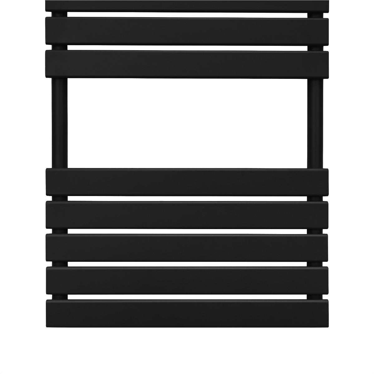Flat Panel Towel Radiator – 1200mm x 500mm – Black - Used - Acceptable