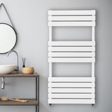Flat Panel Towel Radiator – 1200mm x 600mm – White - Used - Good