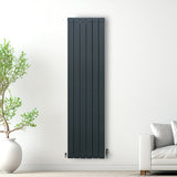 Aluminium Radiator – 1800mm x 475mm – Anthracite Grey - Used - Good