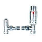 Chrome Thermostatic Radiator Valves - Used - Acceptable
