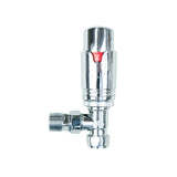 Chrome Thermostatic Radiator Valves - Used - Very Good