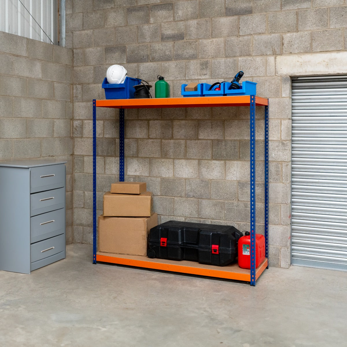 S-Rax 2 Shelf Racking - 180cm x 180cm x 60cm - Used - Very Good