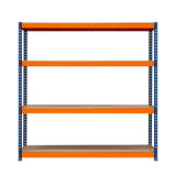 S-Rax 4 Shelf Racking - 180cm x 180cm x 60cm - Used - Acceptable