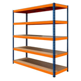 S-Rax 5 Shelf Racking - 180cm x 180cm x 60cm - Used - Good
