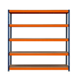 S-Rax 5 Shelf Racking - 180cm x 180cm x 60cm - Used - Good