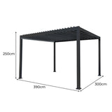 Aluminium Pergola 4m x 3m - Used - Acceptable