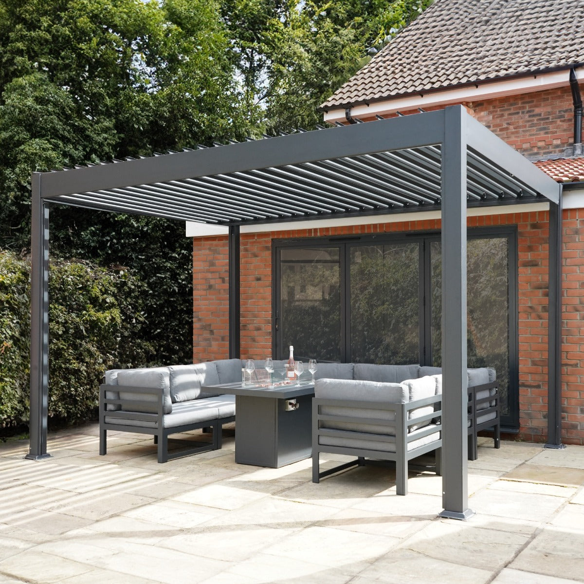 Aluminium Pergola 3m x 3m - Used - Very Good