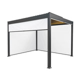 Aluminium Pergola With Blinds & LED Lights - 3m x 3m - Used - Acceptable