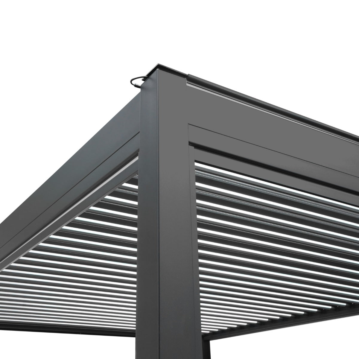 Aluminium Pergola With Blinds & LED Lights - 3m x 3m - Used - Acceptable