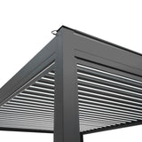 Aluminium Pergola With Blinds & LED Lights - 3m x 3m - Used - Acceptable