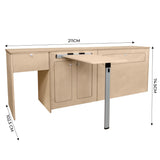 Camper Kitchen Pod & Silver Compressor Fridge - RHD - Like New