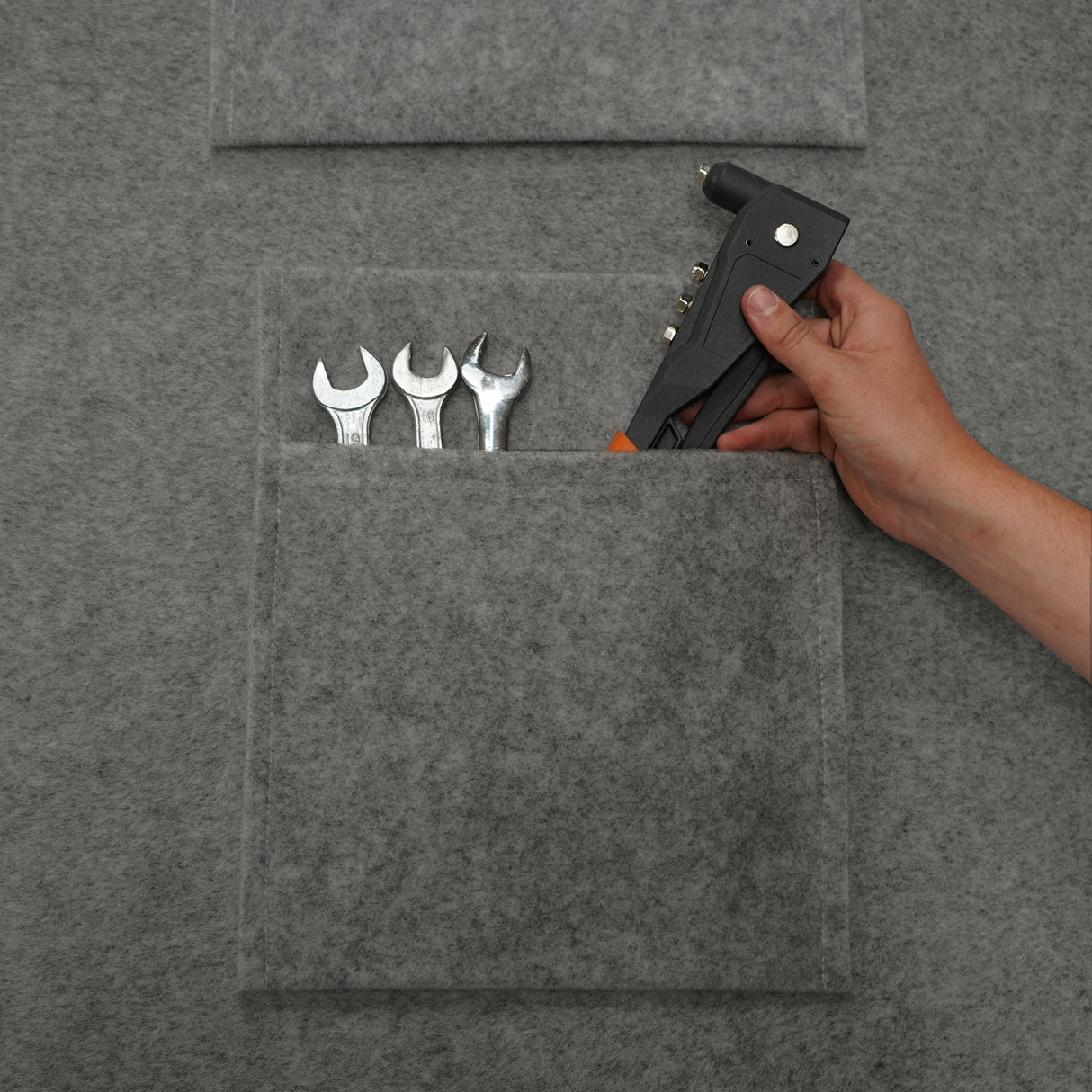 Van Carpet Lining & Storage Pouches - Smoke Grey - Used - Acceptable