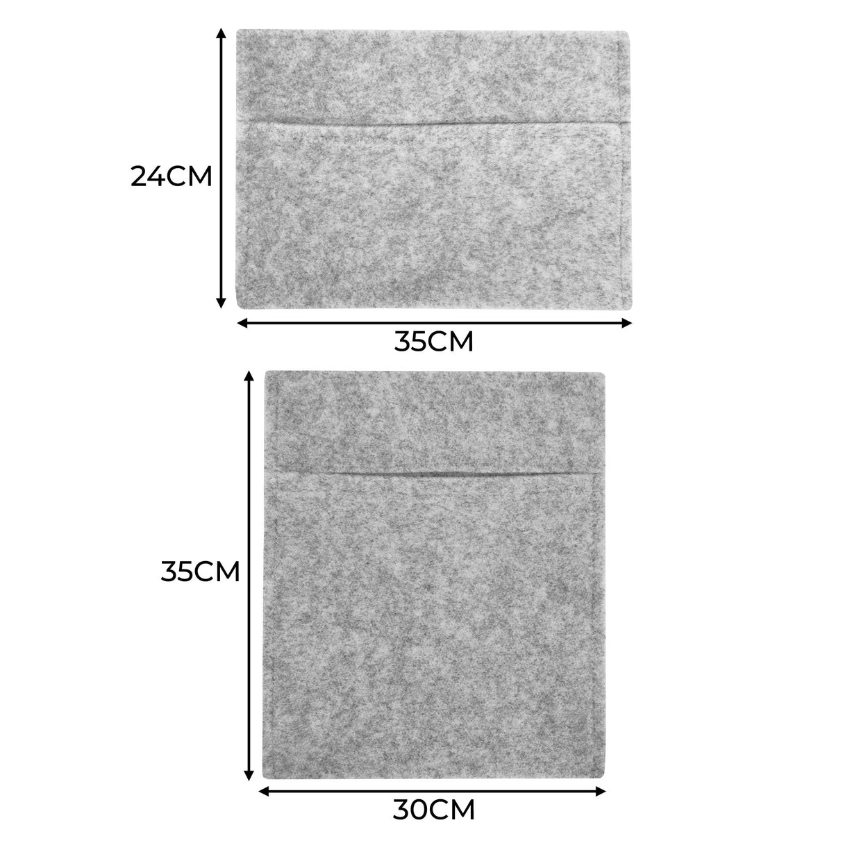 Van Carpet Lining & Storage Pouches - Silver Grey - Used - Acceptable